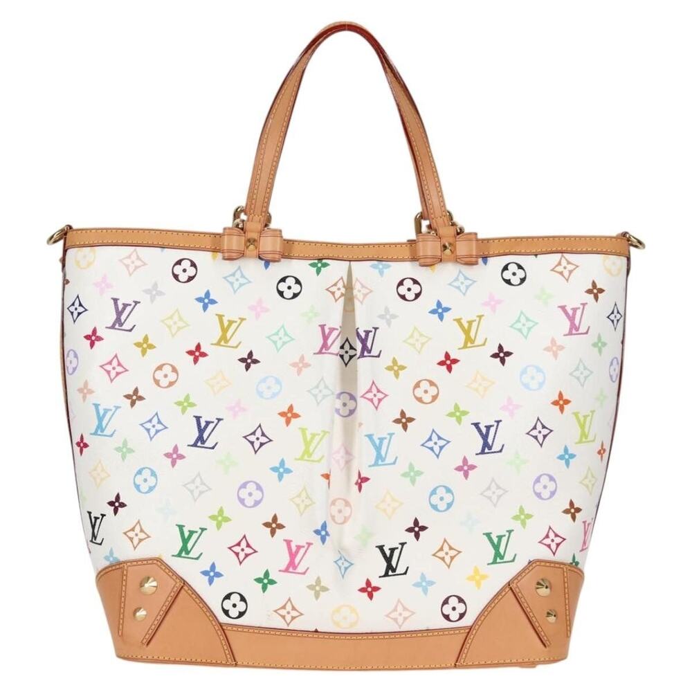 Louis Vuitton Multicolor Shirley GM Handbag White
